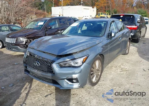 2019 Infiniti Q50 3.0T Luxe from USA, damaged, VIN JN1EV7APXKM541616